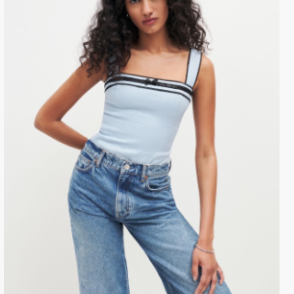 Reformation Eloise Linen Top